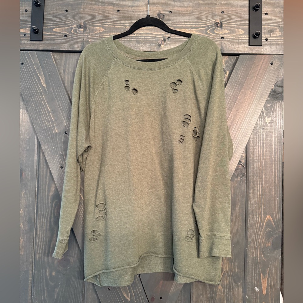 Distressed Colsie Sweatshirt